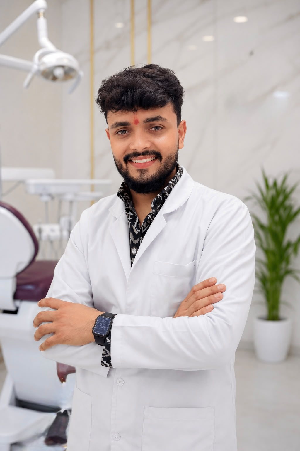 Dr. Dushyant Kaushik, dental surgeon at Dentinium Dental Studio, Faridabad