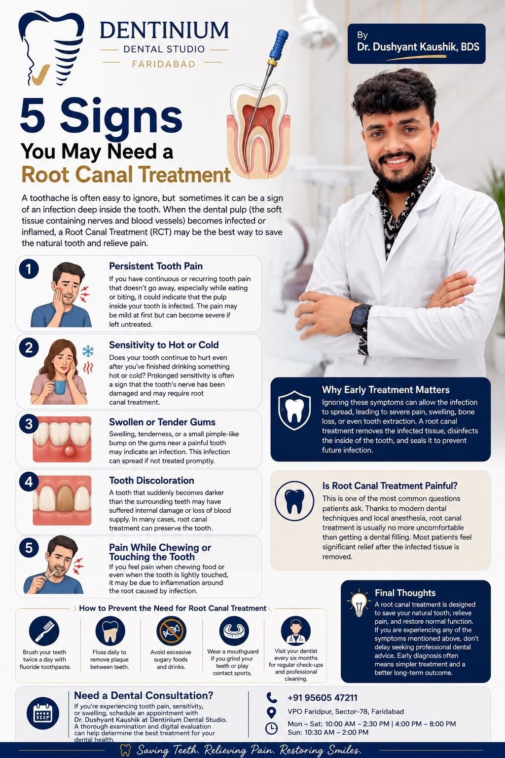 5 signs you may need a root canal treatment — Dentinium Dental Studio